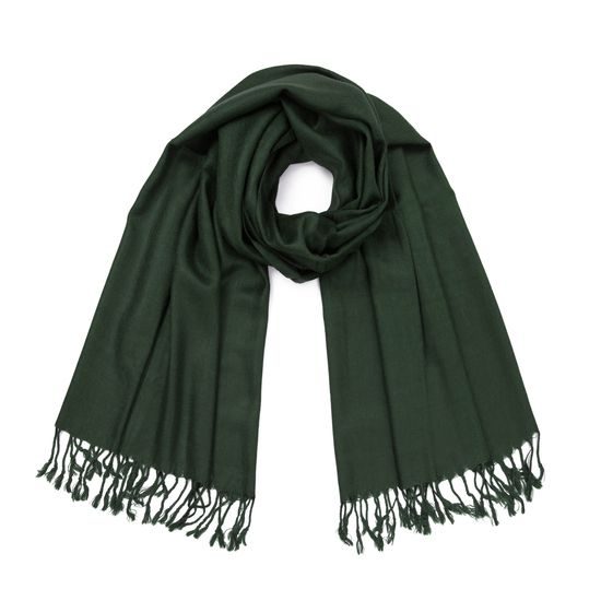 Klasická elegantní šála modrozelená