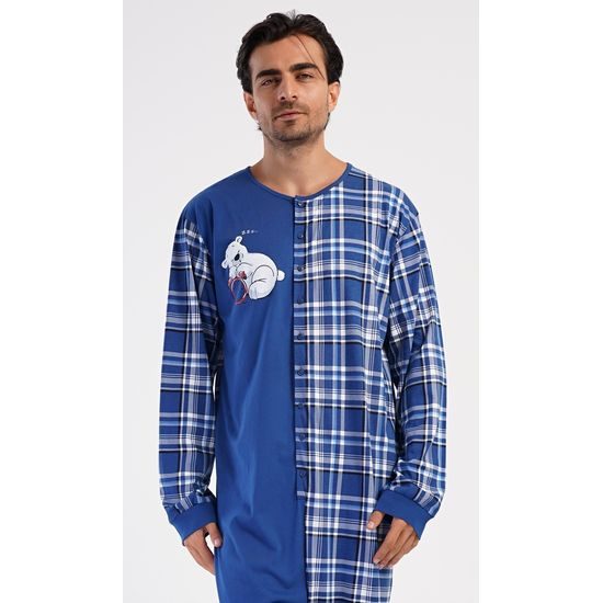 Pánský overal Méďa Ospalec - tmavě modrá