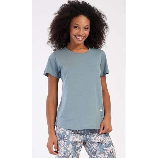 Dámské pyžamo kapri Francesca - šedá