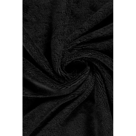 Pánský dlouhý savý župan s kapucí TRIBAL černá