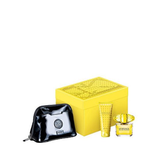 VERSACE Yellow Diamond - EDT 90 ml + tělové mléko 100 ml + kosmetická taška  | Versace | Kosmetické dárkové sady | Kosmetika pro ženy, Kosmetika,  Doplňky | Perfektní Prádlo.cz | Pohodlné