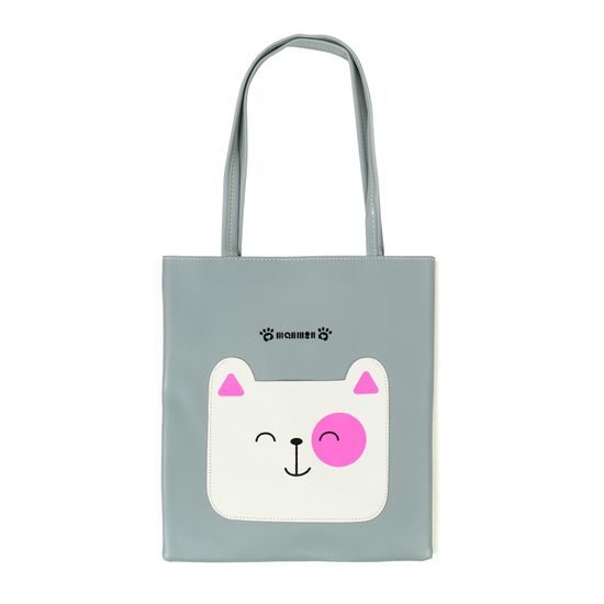 Stylová shopperka - šedá