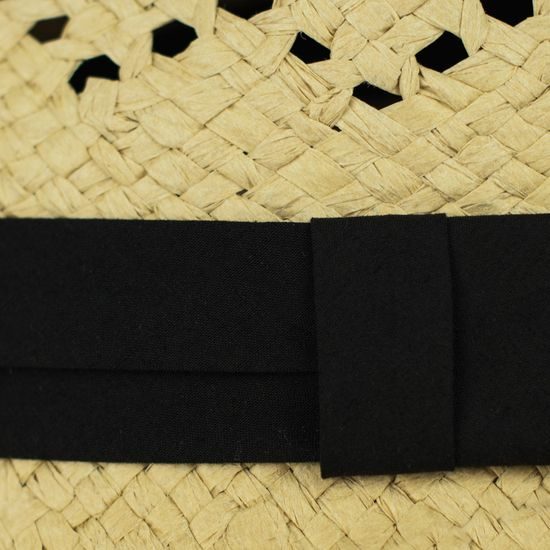 Klobouk trilby zdobený - béžový