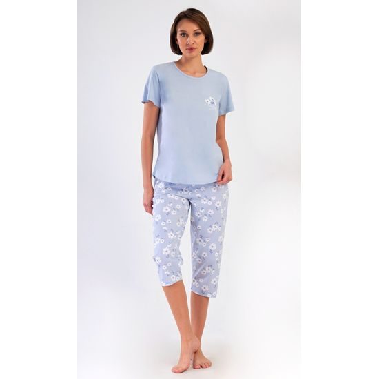 Dámské pyžamo kapri Nature - světle modrá