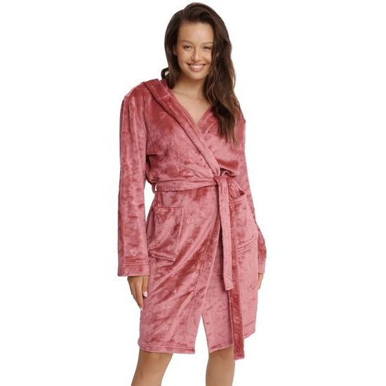 Dámský župan 41066 Glossy pink