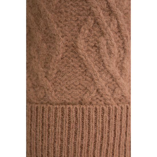 Angorská čepice - světlešedá