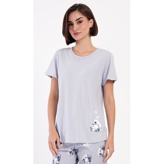 Dámské pyžamo kapri Polar bear - šedá