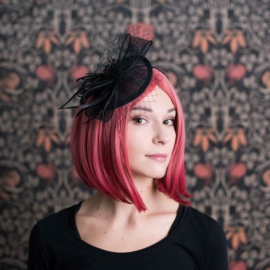 Dámský fascinátor žlutý