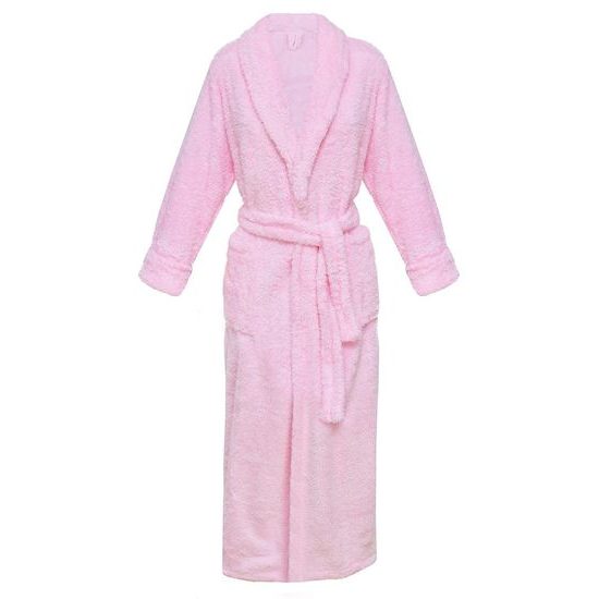 Dlouhý dámský župan DKAREN Eliza růžový