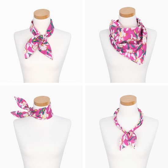 Bandana bílá/černá