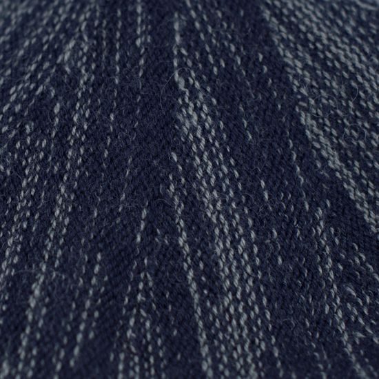 Baret s proužky modrý