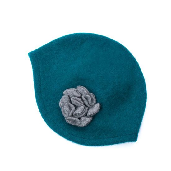 Elegantní čepice na zimu žlutá