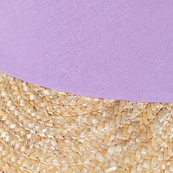 Kšilt s vázáním fialový