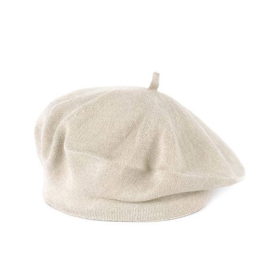 Dámský jarní baret béžový