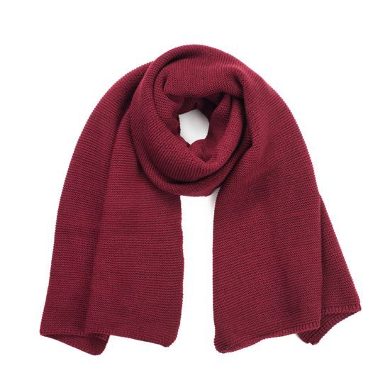 Klasická zimní šála světlošedá