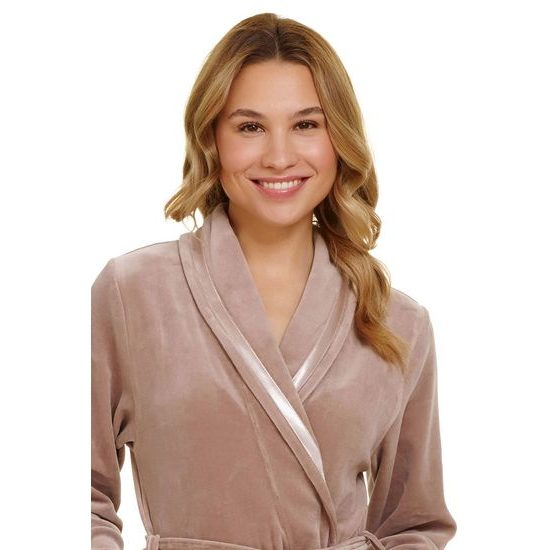 Dámský župan 1078 beige plus