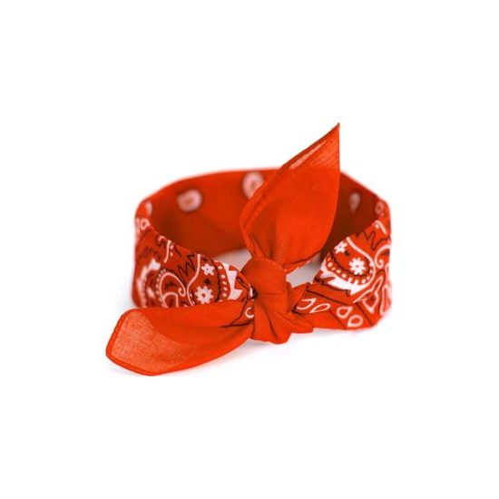 Šátek do vlasů pin-up oranžovožlutý