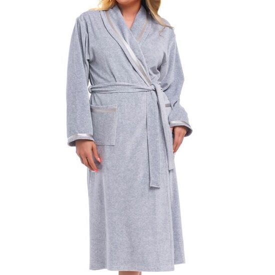 Dámský župan 1078 grey