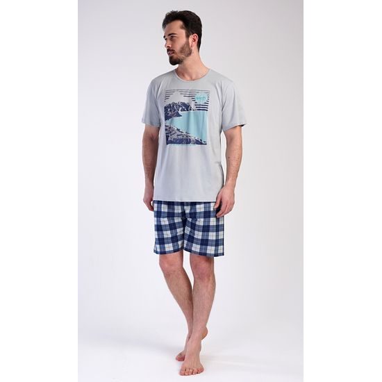 Pánské pyžamo šortky Wander - šedá