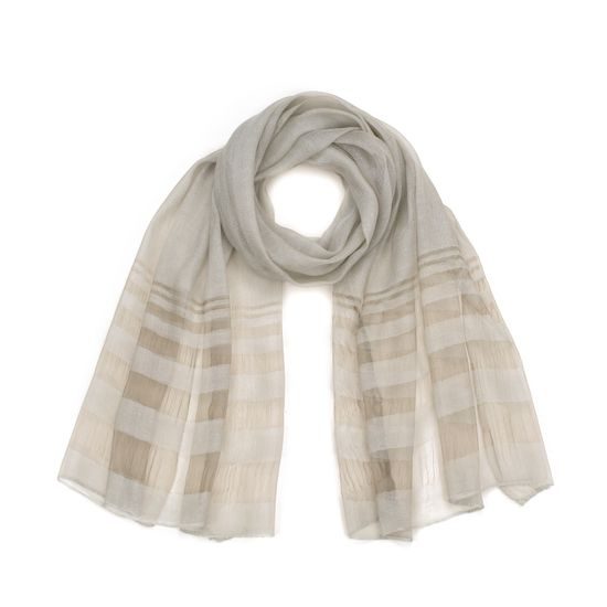 Hedvábná šála šedá