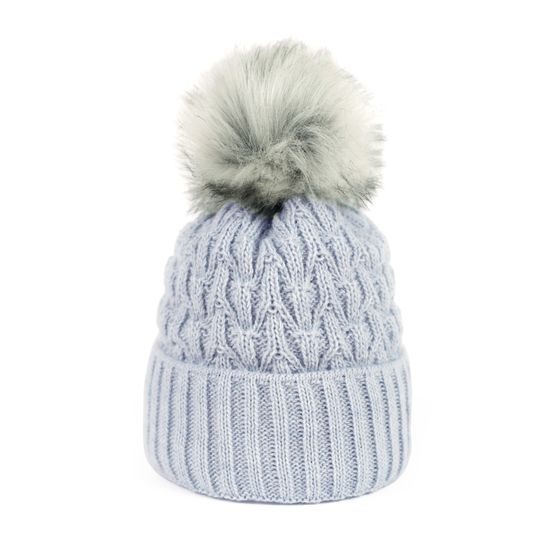 Čepice bordó s bambulí