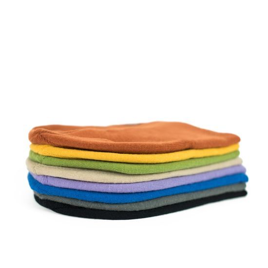 Čepice beanie dvojitá béžová