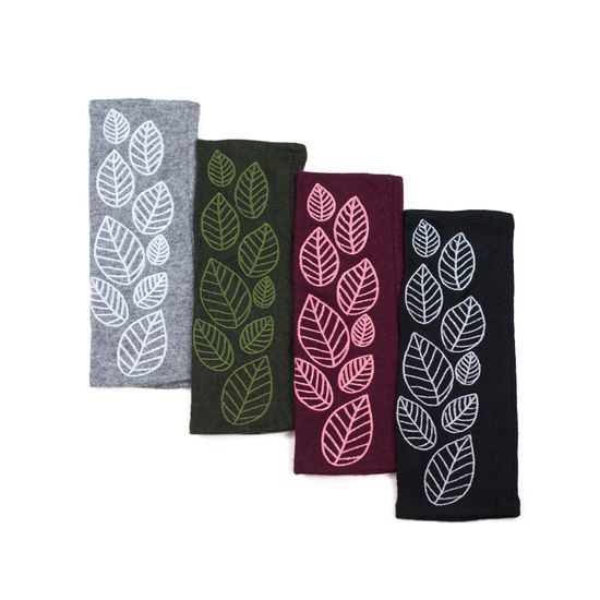 Rukavice bez prstů světle šedé