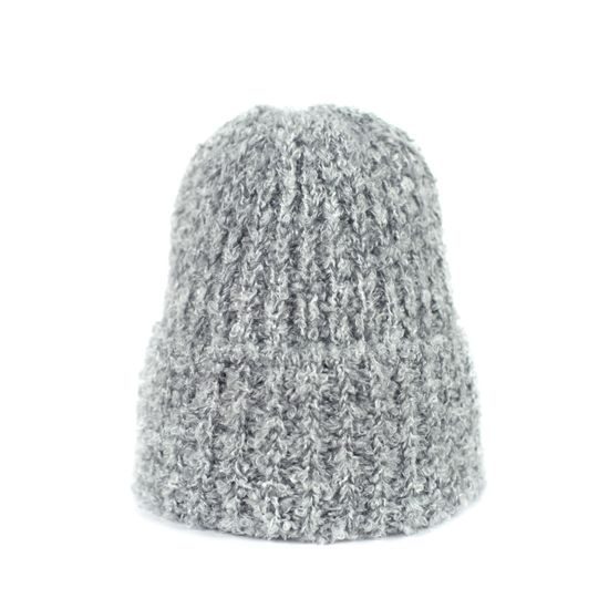 Dámská čepice melanž šedá