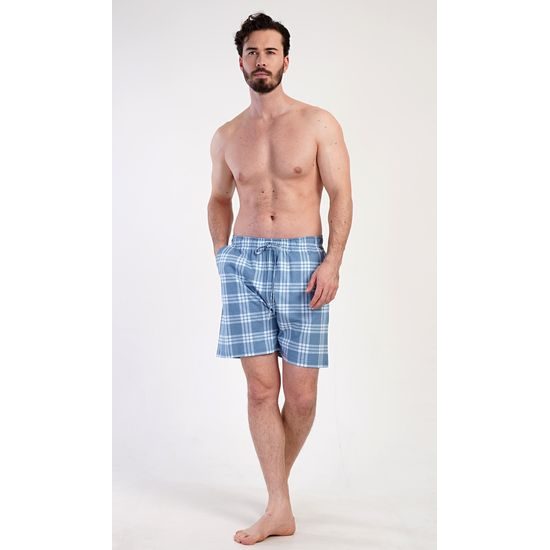 Pánské pyžamové šortky Hugo - modrošedá