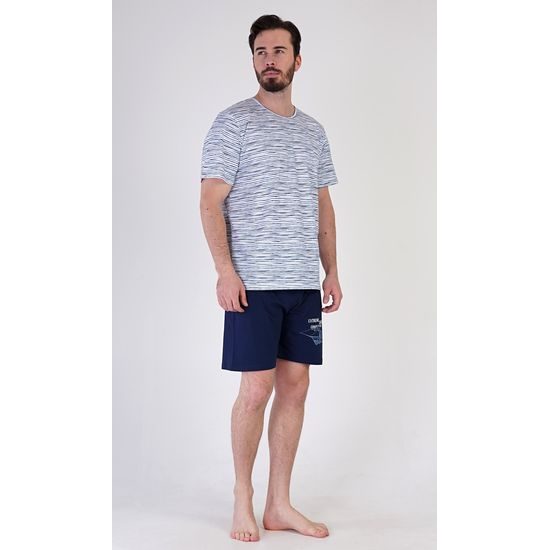 Pánské pyžamo šortky Regata - modrá