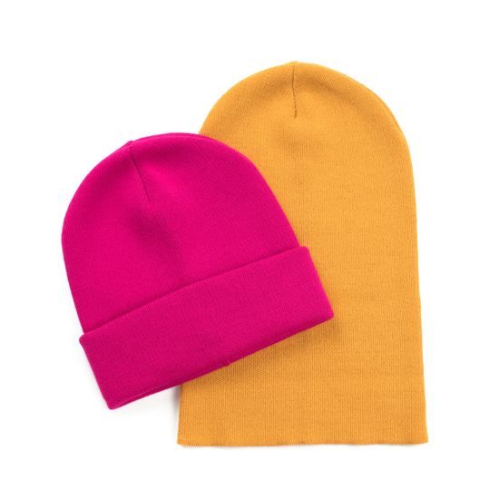 Zimní čepice unisex barva moře