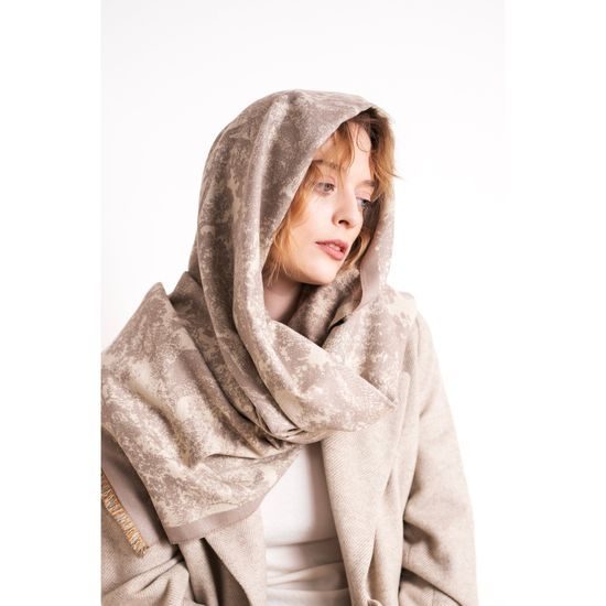 Šál Debora - svetlobéžová