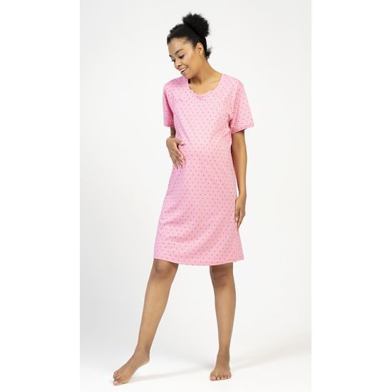 Dámská noční košile mateřská Martina - růžová