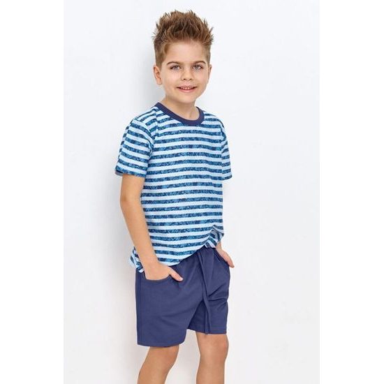 Chlapecké pyžamo Noah modré s pruhy