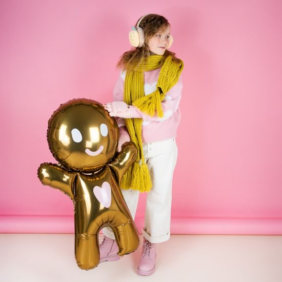 Krátké teplé palčáky tmavobéžové