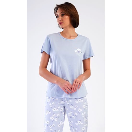 Dámské pyžamo kapri Nature - světle modrá