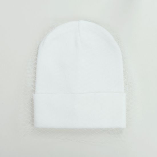 Čepice bílá