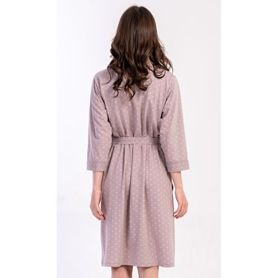 Dámský župan krátký Adélka - kakaová