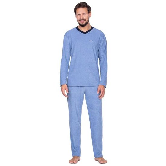 Pánské pyžamo 592 light blue plus