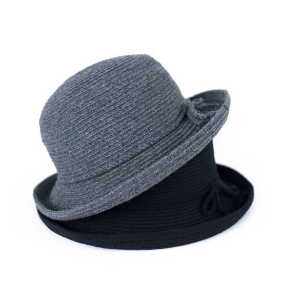 Klobouk letní šedý