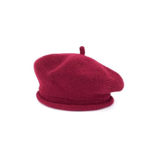 Netradiční Baret - vínový