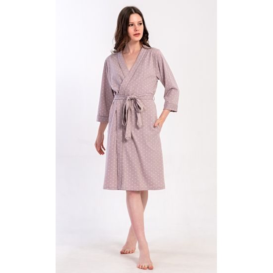 Dámský župan krátký Adele - kakaová