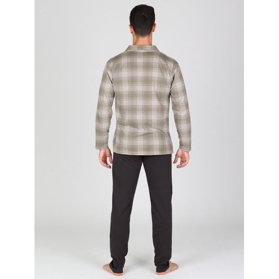 Pánské dlouhé propínací pyžamo RAFAN