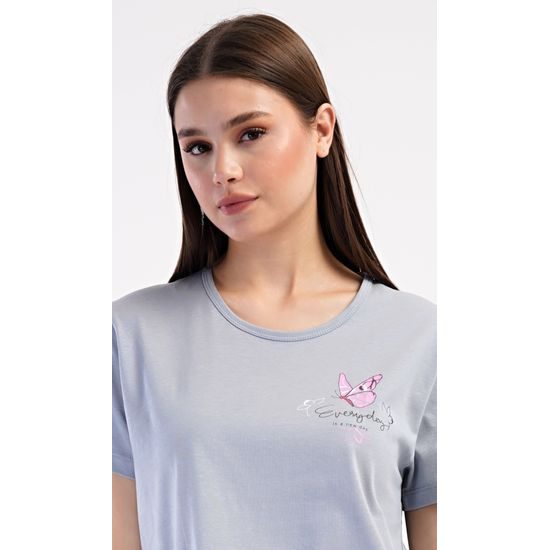 Dámské pyžamo kapri Miana - šedá