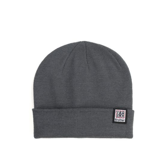 Čepice beanie dvojitá žlutá