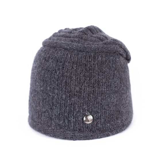 Čepice Elegant circle tmavošedá