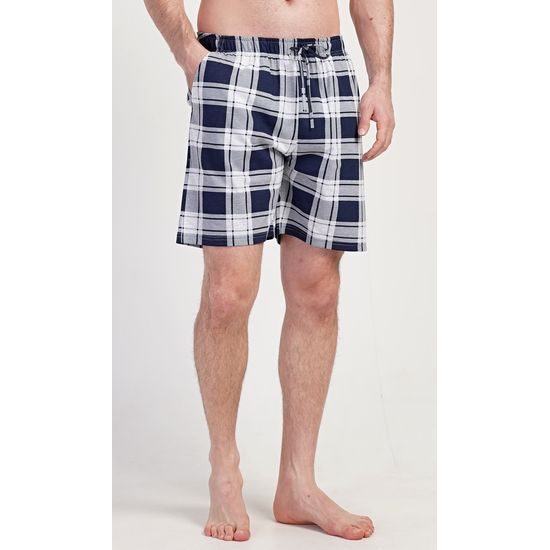 Pánské pyžamové šortky Edvard - tmavě modrá