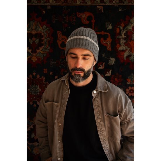 Čepice Dylan - světlešedá