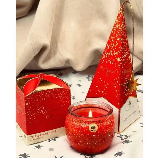 ARÔME Svíčka 120 g, ve skle, Festive Moments
