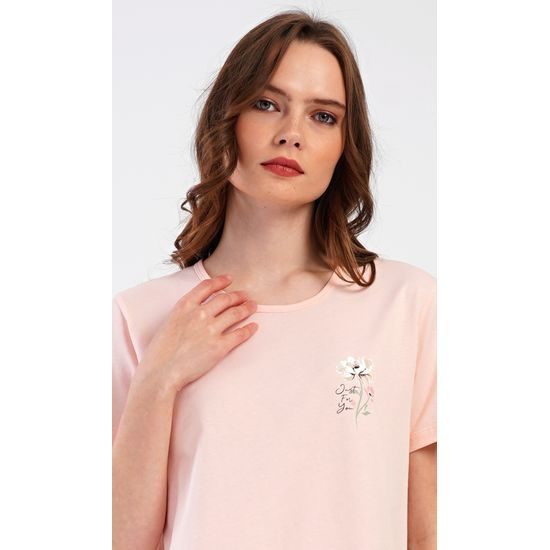 Dámské pyžamo kapri Marie - světle lososová